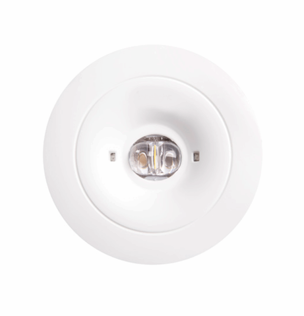 STARLET nood inbouw 1,5W 5000k wit incl. accupack / D80x22mm